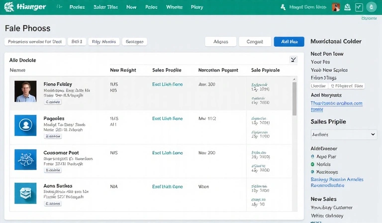 Integrated CRM interface