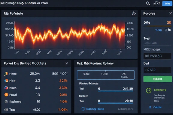 Risk management dashboard